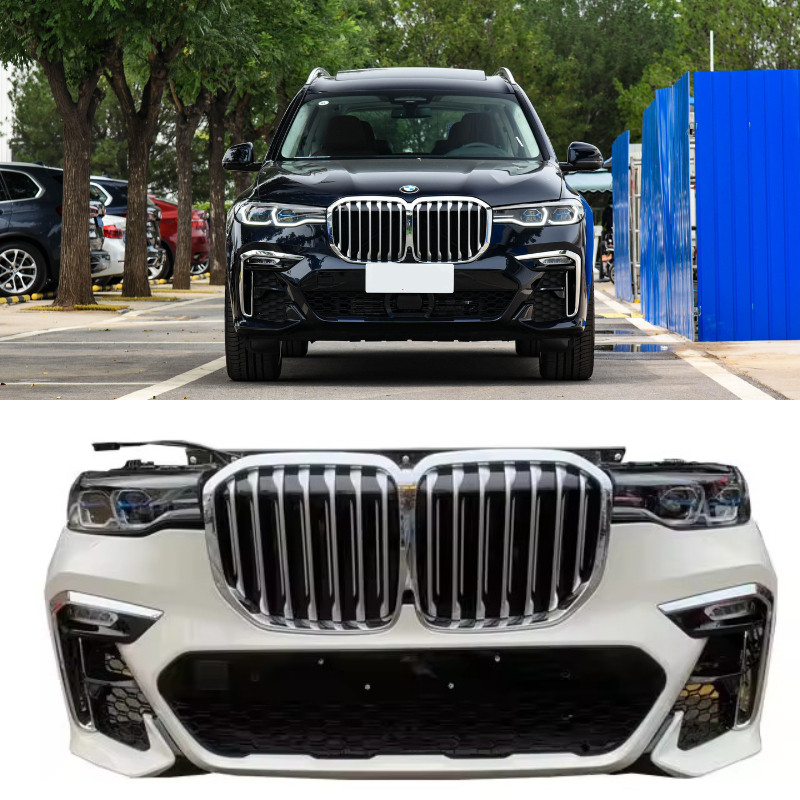 BMW X7 с бампером в сборе с фарой