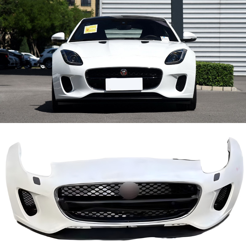 Передняя планка Jaguar F-Type со следами эксплуатации